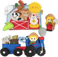 Interactive Farm Animal Quiet Book, Finger Puppet Activity Book for
Kids, Teacher Educational Tool