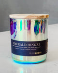 Emerald Hinoki Prism Candle