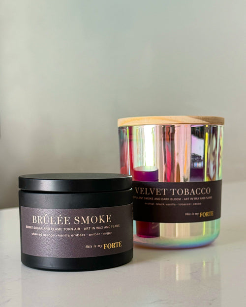 Brûlée Smoke Travel Tin Candle