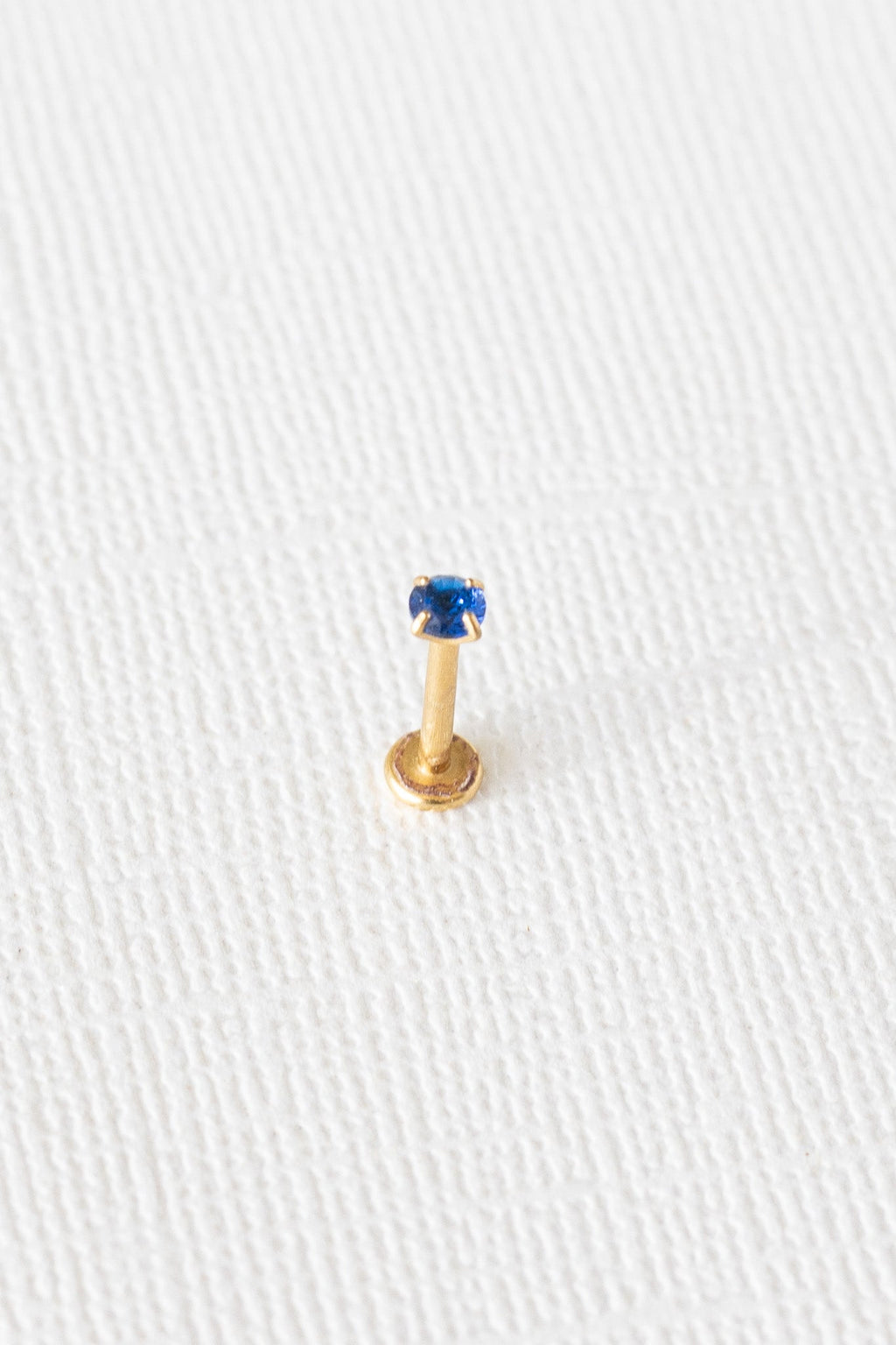 Crystal Flat Back Stud in Blue