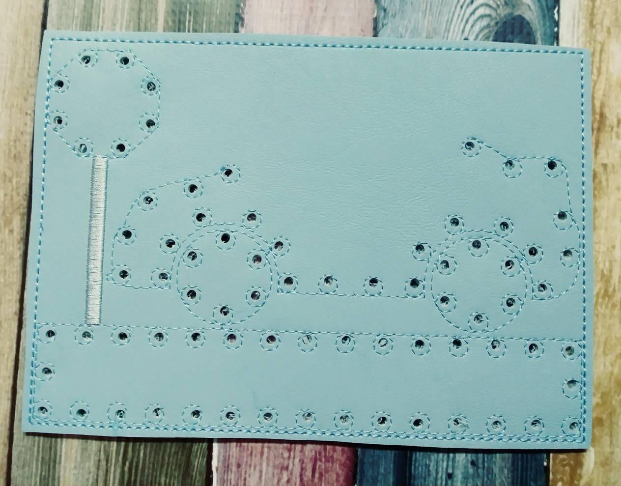 Sewing cards for kids - Car sewing card - learn to sew - busy toy - activity toy - car lacing card - learning toy - Montessori toy - quiet