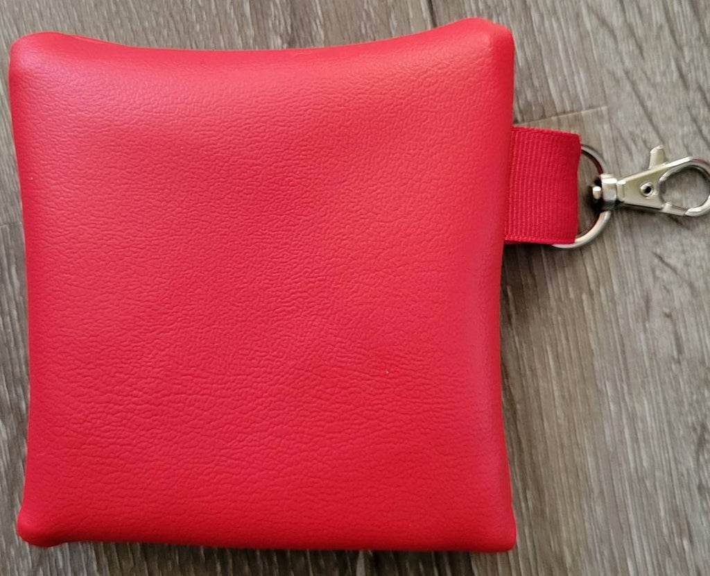 English Bulldog Poop Bag Pouch - gift for dog lover - Zippered poop bag holder-  Gift for Dog Walker - veterinarian - dog groomer