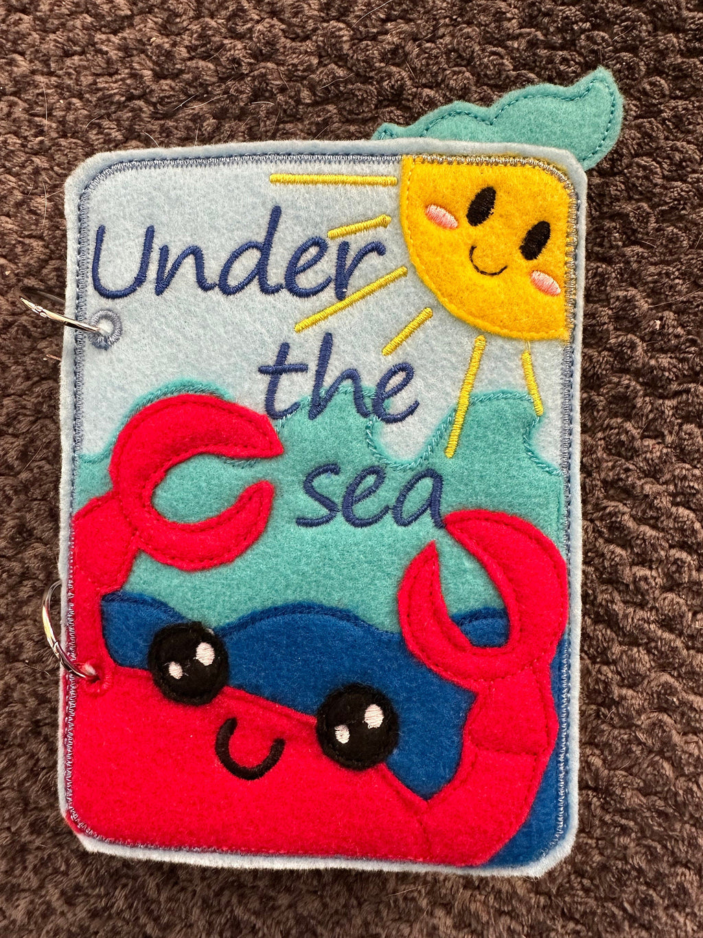 Under the Sea Quiet Book, Ocean Animal Finger Puppets, Teacher and
Child Learning Toy