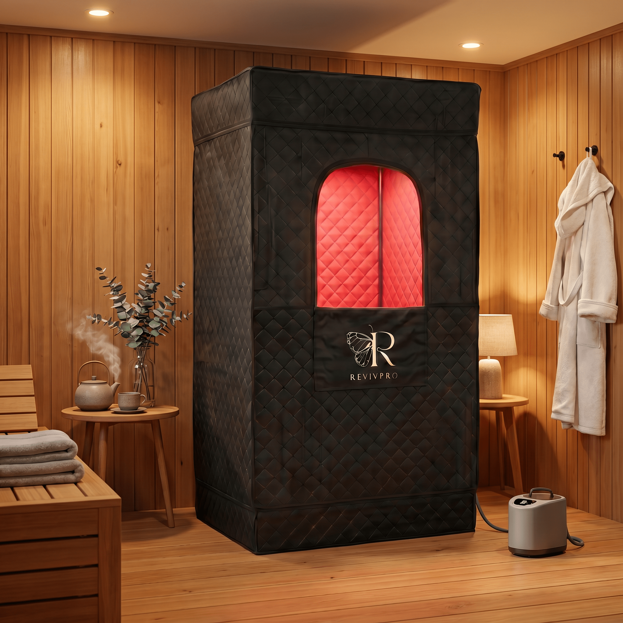 Portable Steam Sauna Box with Steamer